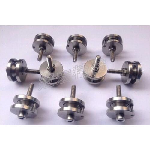 Stainless steel V type regulating wheel, M4 screw stainless steel regulating , outer diameter of 20 carbon steel , carbon steel