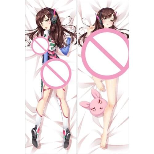 Oct. 2016 update Hot shooter game character sexy girl D.Va Hana Song pillow cover body pillowcase