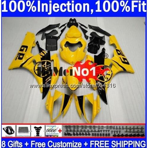 OEM For YAMAHA YZF R 6 YZF 600 YZF-600 7MC.3 YZF R6 06-07 600CC YZF600 YZF-R6 2006 2007 YZFR6 06 07 Stock yellow OEM Fairings