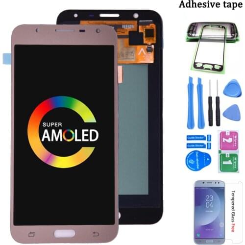 Original Amoled for Samsung Galaxy J7 nxt J701F J701M LCD Display Screen Touch Digitizer Assembly for j701 J7 neo J7 core lcd
