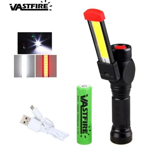 7 mode Handheld Movable Work Lights USB Charging Multi-functional and Folding Emergency Lights Portable LED Work Lights