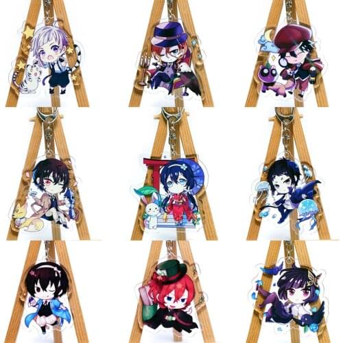 Hot Japan anime Bungou Stray Dogs Cute Acrylic Keychain Key Ring Rare