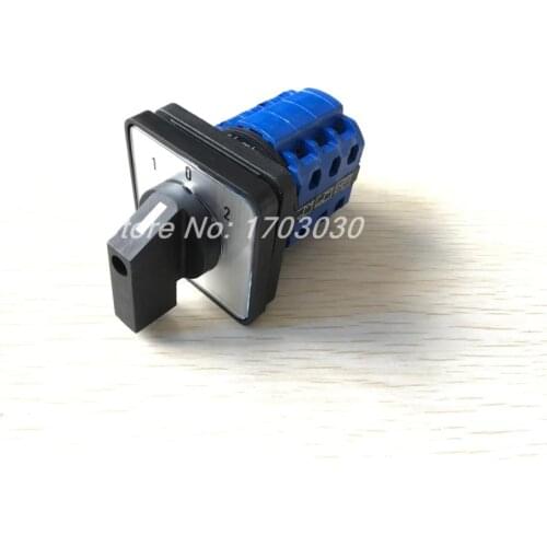 380V 16A 3 Phase 3 Position Panel Mounting Select Rotary Cam Changeover Switch