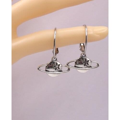 Planet Earrings,Saturn Earring,Space Jewellery,Outer Space Jewelry, Geeky Jewellery,Cute Earrings,Galaxy Earring,Galaxy Jewelry