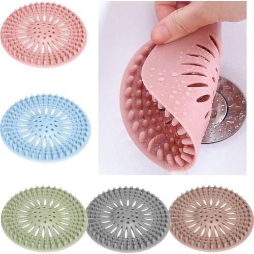 Anti-blocking Sink Strainer Filter Shower Floor Drain Cover Hair Catcher Hair Stopper Plug Trap Bathroom Kitchen Sink Strainer