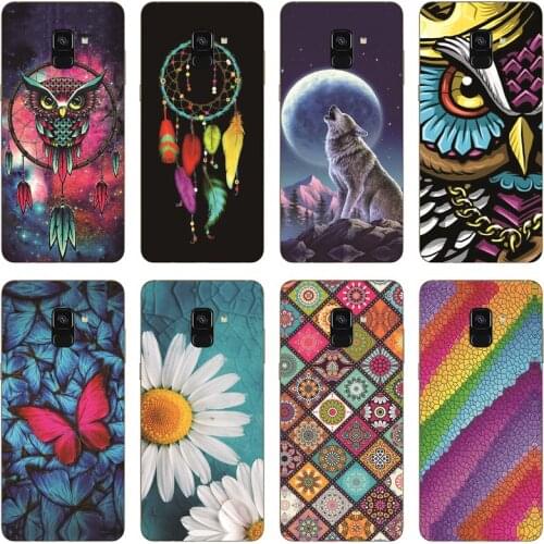 Silicon case For Samsung Galaxy A8 2018 A530 A530F case Soft TPU Phone Cover For Samsung A8 Plus 2018 A730 A730F Case Clear bag