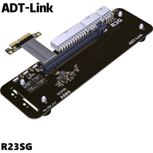 ADT PCIe x4 to x16 R3G desktop external external transfer PCIe x4 discrete graphics extension cable PCI-E 3.0 R23SG