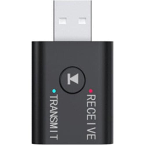 USB Bluetooth 5.0 Audio Transmitter Receiver Adapter 3.5mm Portable for TV PC Car AUX New Arrival