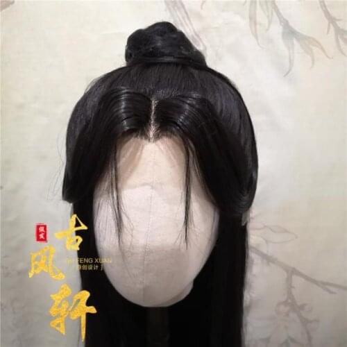 Grandmaster of Demonic Cultivation Tian Guan Ci Fu Xie ling Cosplay Hair Wig