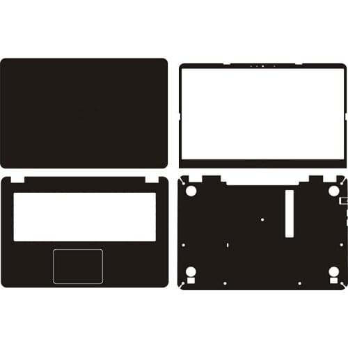 Carbon fiber Vinyl Laptop Sticker Skin Decals Cover Protector for Asus K505B A505Z X505U 15.6"