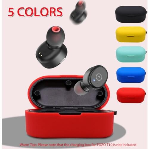 Headset Protective Case Durable Humanized Wireless Headphone Silicone Protective Cover Sleeve for TOZO T10