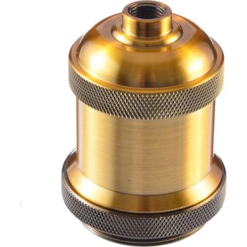 10pcs/set Vintage Lamp Base Holder Retro Aluminum Light Socket Lampholders for E27 Bulbs