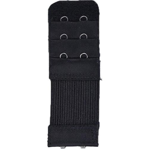 2 Rows 3 Hooks Women Bra Extender Ladies Bra Clasp Hooks Extension Elastic On Strap Band Extenders Accessories