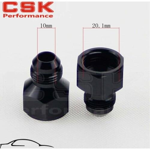 2PCS 10AN AN10 FEMALE to AN8 8AN MALE REDUCER EXPANDER HOSE FITTING ADAPTOR