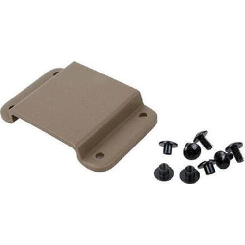 2715-CB BK Wide Belt Clip for CS tactical belt mount wear buckle