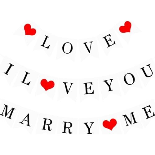 5M Wedding Bunting Just Married Photo Booth Prop Wedding Banner Party Wedding Party Decorations Wedding Banner Flag