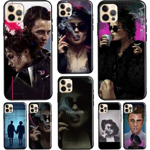 Jack and Marla Fight Club Silicone Case For iPhone XR X XS Max 5S 6S 7 8 Plus SE 2020 11 12 Pro Max Phone Cover