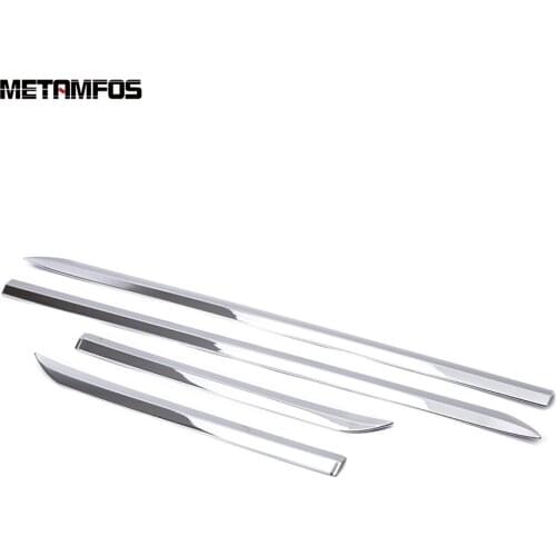 For Kia Sportage 2010-2012 2013 2014 Chrome Side Door Strip Body Skirt Moulding Trim Decoration Sticker Accessories Car Styling