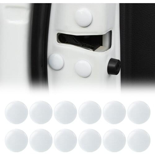 Car Door Lock Screw Protector Cover Sticker For Peugeot 308 307 206 Traveller Expert 407 2008 508 3008 5008