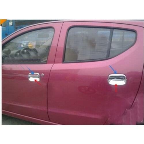 Chrome door handle cup bowls trims 8pcs For Suzuki Alto 2009 2010 2011 2012