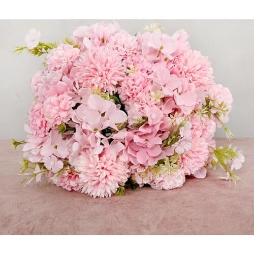Artificial 5 Fork Aisha Miscellaneous Bouquet Diy Living Room Home Wedding Decoration Decoration Fake Flower Bouquet