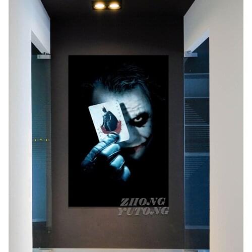 Joker Movie Playing Cards Canvas Painting Mordern Animal Art Posters and Prints Wall Art Picture for Living Room Home Decoration