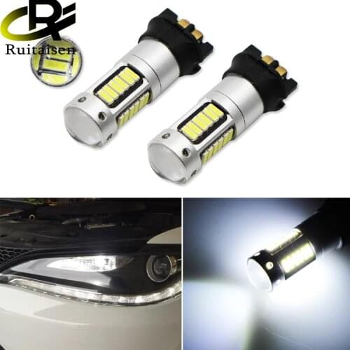 Xenon White PWY24W PW24W LED Bulbs For Audi A3 A4 A5 VW MK7 Golf CC Ford Fusion Front Turn Signal Lights, BMW F30 3 Series DRL