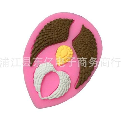 New Wing Gem Liquid Silicone Mold Fondant Cake Mold E105
