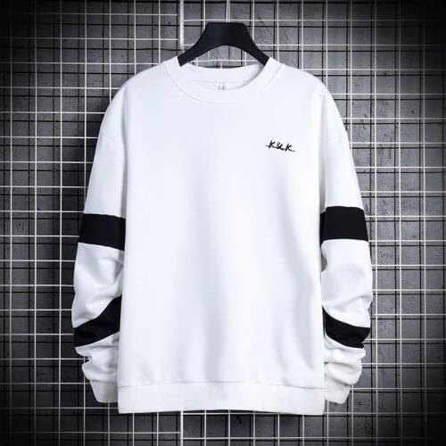 2021 New Sweatshirt Men Harajuku Hoodies Autumn Hoody Male Casual Pullover Sweatshirts O-Neck Men Streetwear Tops Brand Clothing