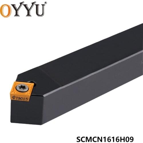 OYYU SCMCN SCMCN1616 External Lathe Turning Tool Holder SCMCN1616H09 Boring Bar KORLOY Carbide Inserts CCMT09T304 CNC Tools