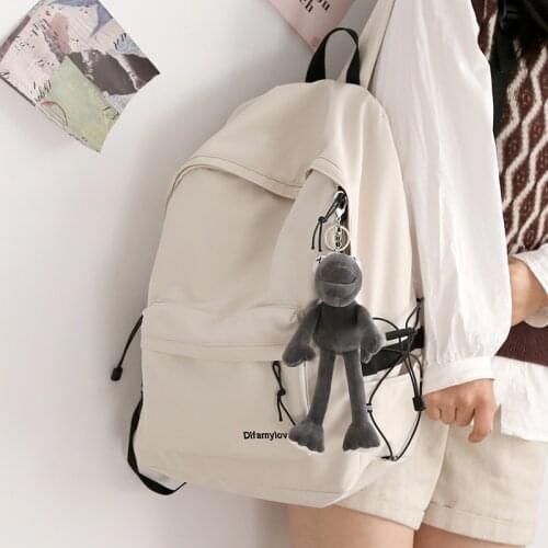 Couple Simple Backpack Women Men Middle School Backpacks for Teens Student High Quality Female College Travel Book Bags Ladies