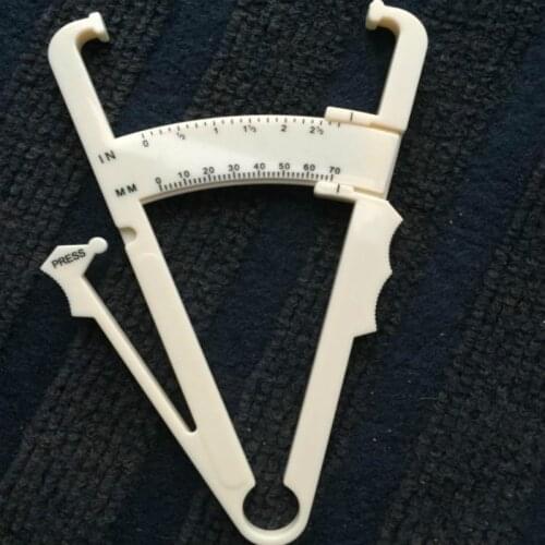 Personal Body Fat Loss Tester Calculator Caliper Fitness Clip Fat Measurement Tool Slim Chart Skin fold Test Instrument Tool