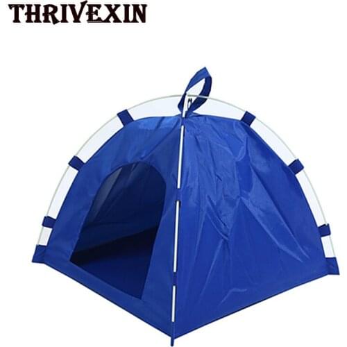 Portable Foldable Dogs Tent Outdoor Indoor Tent House Kennels Fences Puppy Cats Pet Waterproof Oxford Cage Fence Pet Products