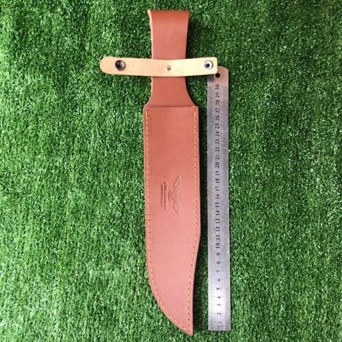EDC Fixed Blade Straight Knife Holder Outdoor Tool Belt Loop Hunt Multi Holster Carry Sheath Leather Scabbard with Good Quality