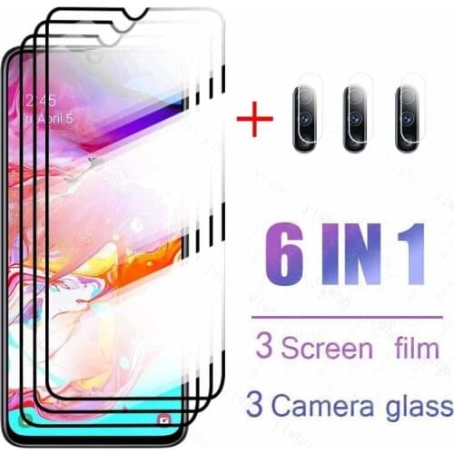 4in1 tempered Glass For samsung Galaxy a70 camera screen protector For samsung s21 plus a 70 50 40 30 20 Glass protective Film
