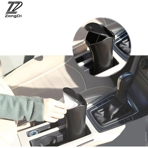 ZD Car Garbage Can Trash Dust Case Umbrella Holder Bin for Subaru Impreza XV Hyundai Solaris tucson I30 IX25 creta Kia Rio K2