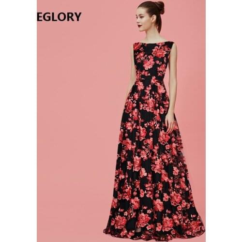 Floor-Length Party Evening Vestidos Special Occasion Women Allover Tulle Mesh Embroidery Sleeveless Long Maxi Dress Festival