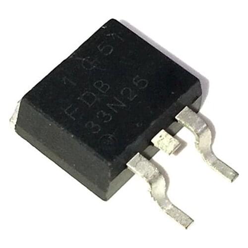 10pcs/lot FDB33N25 MOS TO263