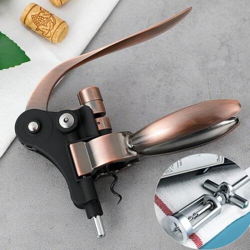 2 Pcs Set Manual Wine Creative Open Wine Remover Champagne Opener Easily Corkscrew Accessories for Home Kitchen Tools Use