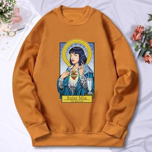 2021 Mens Saint Mia Sweatshirt Funny Designer Pullover Men Vintage Brand Tops Male Street Hipster Tracksuit Casual High Quality