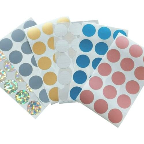 900pcs/lot Decorative Colorful Round Stickers Craft laptop notebook DIY Scrapbooking Wholesales