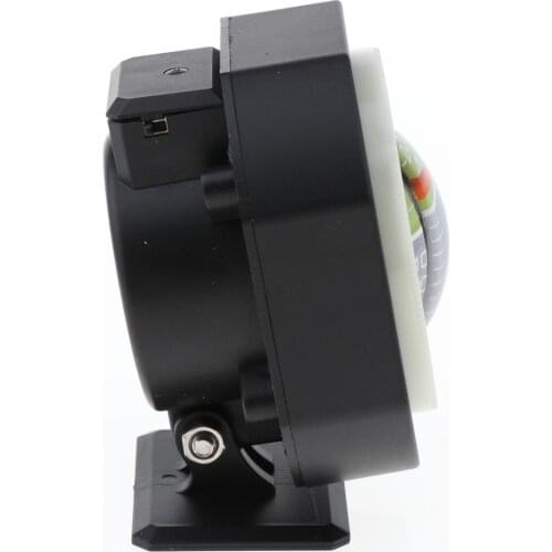 Auto Car LED Backlight Inclinometer Tilt Slope Meter Gauge Pitch Rolling 12V