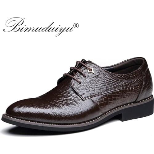 BIMUDUIYU Mens Oxfords