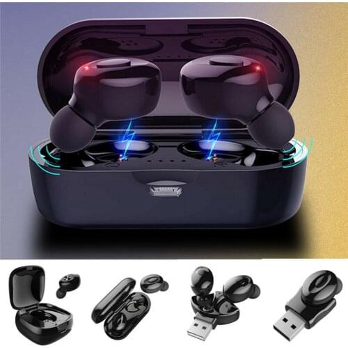 Bluetooth 5.0 Headset TWS Wireless Earphones Earbuds Stereo In-Ear Headphones