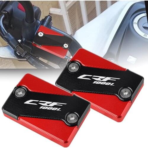 For Honda CRF1000L Africa Twin CNC Motorcycle Front Rear Brake Fluid Reservoir Cap Cover CRF 1000 L AfricaTwin 2016 2017 2018 19