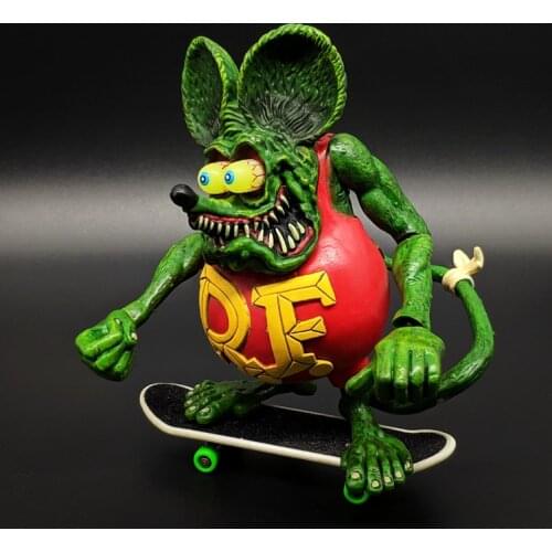 New Arrvial Tales of the Rat Fink Mouse PVC Action Figure Collectible Model Toy 10cm