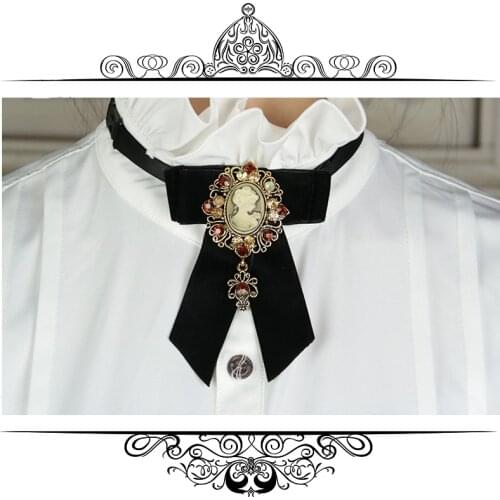 New Arrival Retro Mens Ties Vintage Vintage Beauty Relief Pendant Tie Adult Gentleman Bow Business Bow Tie Party Accessory Tie