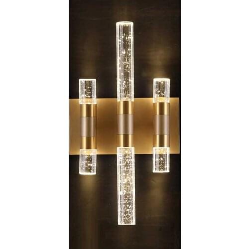 Nordic Crystal Wall Lights Living Room Creative Decoration Wall Lamp Postmodern Bedroom Wall Lamps Bar Stairs Aisle led Lighting