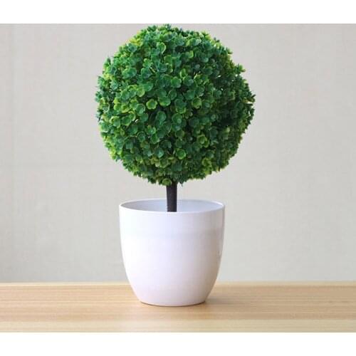 NEW Artificial Plants Bonsai Small Tree Pot Plants Fake Flowers Potted Ornaments For Home Decoration Hotel Garden Decor