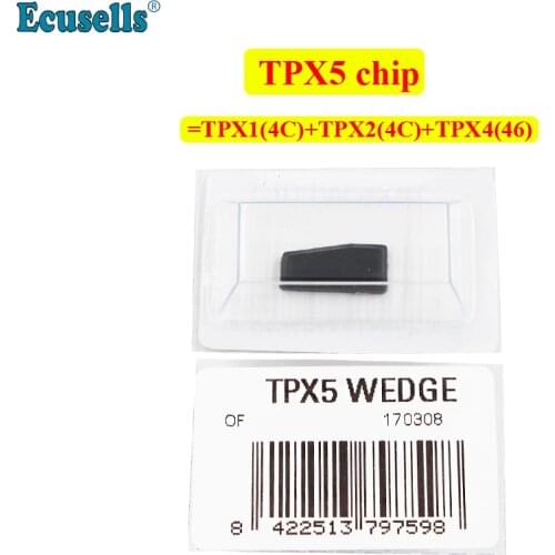 JMA KEY CHIP TPX5 Ceramic chip TRANSPONDER cloner CHIP = TPX1(4C) + TPX2(4D) + TPX4(46) (carbon) 3 in one